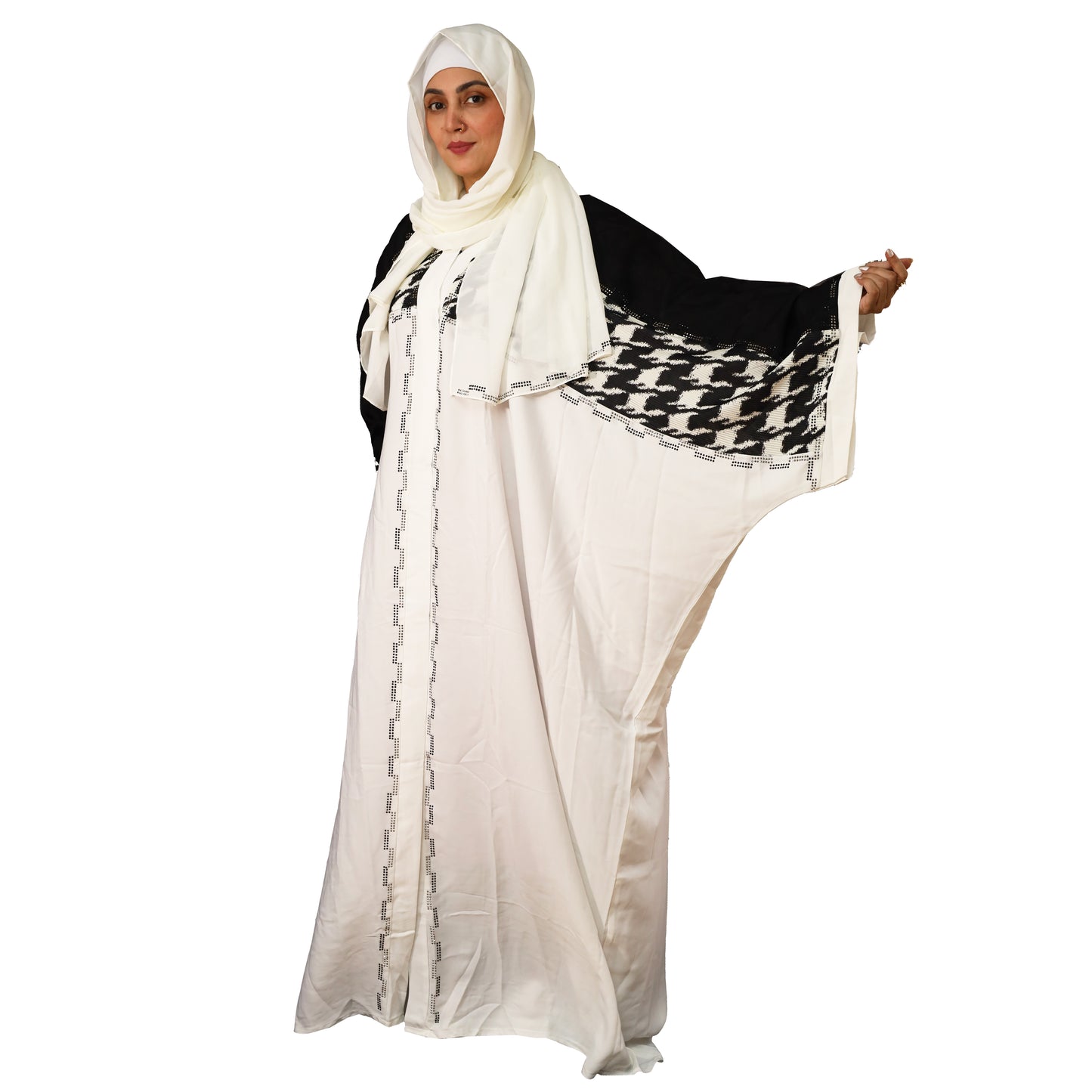 WHITE ABAYA