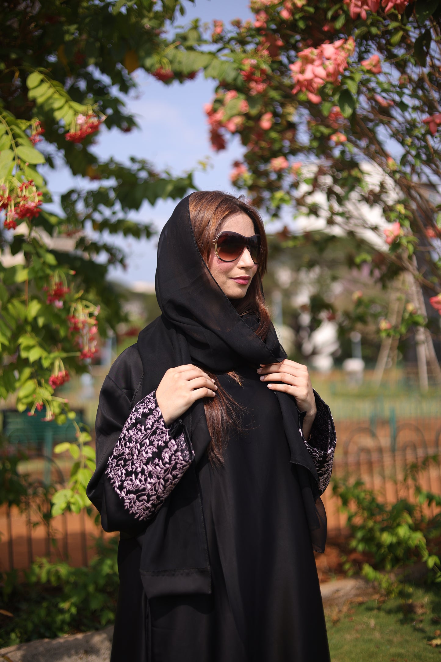 Blossom abaya