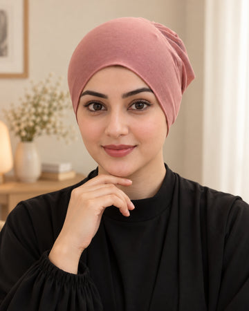 Blush Pink Stretch Hijab Inner Cap