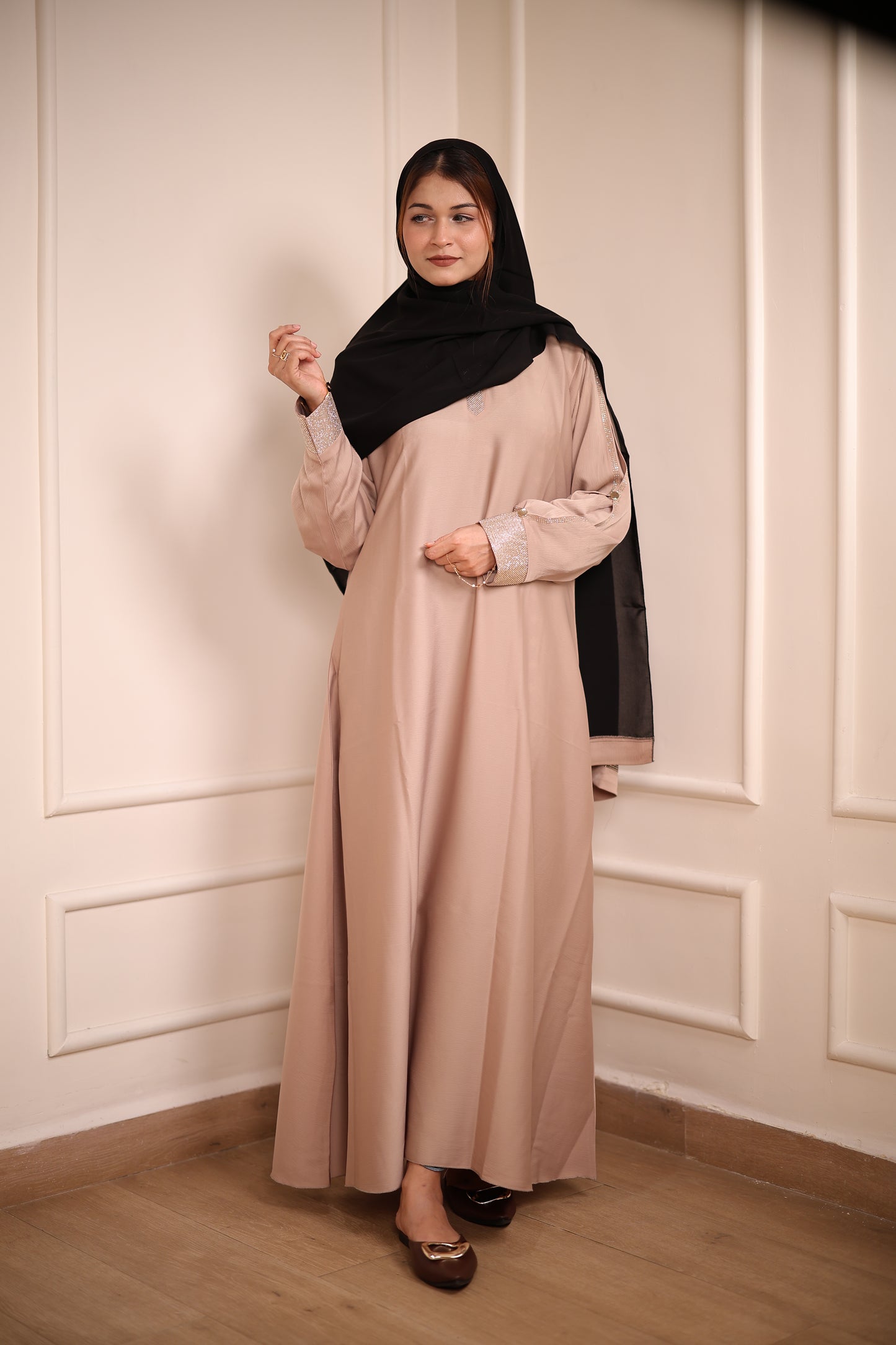 Gold divine abaya
