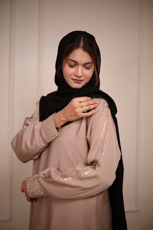 Gold divine abaya