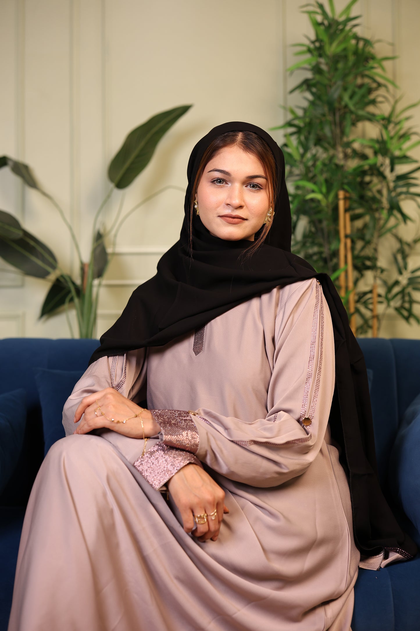 Rose Gold Divine Abaya
