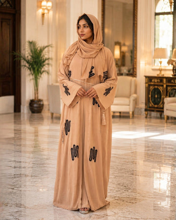 VELVET  PATCH ABAYA