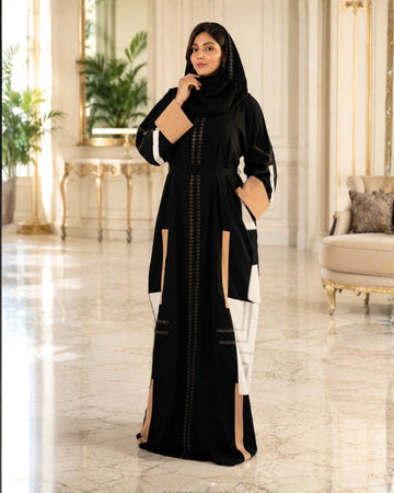Leather patch Abaya