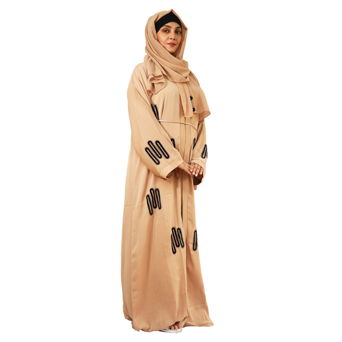 VELVET  PATCH ABAYA