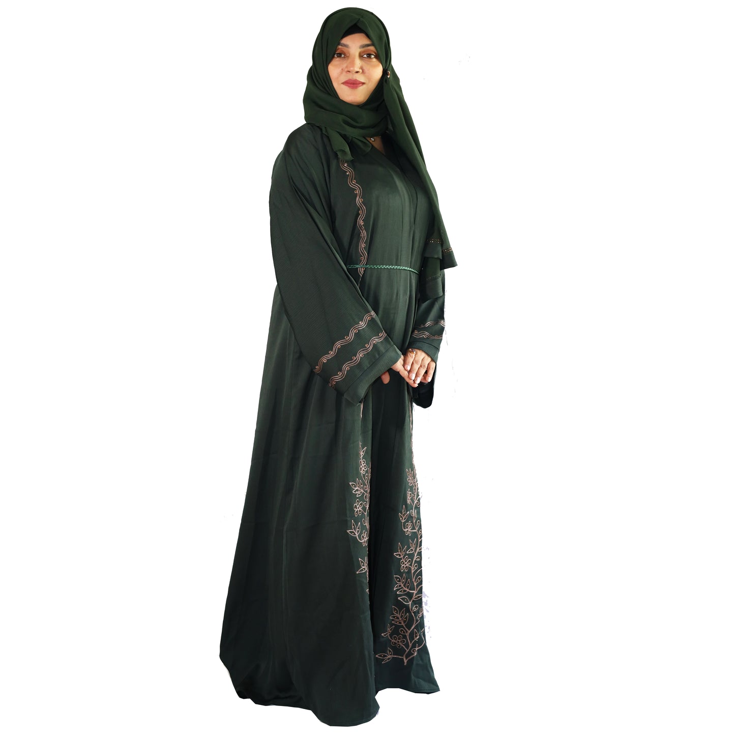Green Ari abaya