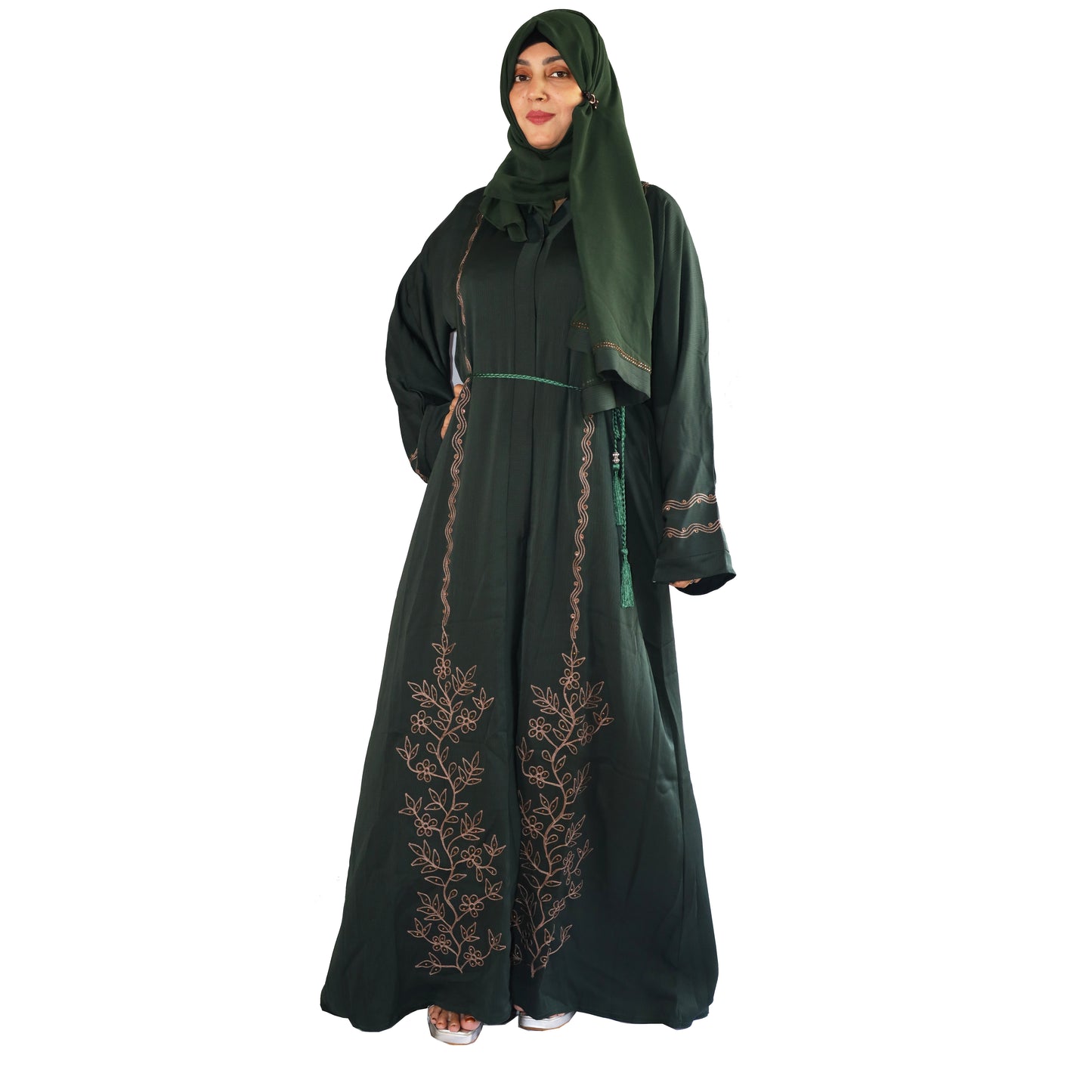 Green Ari abaya