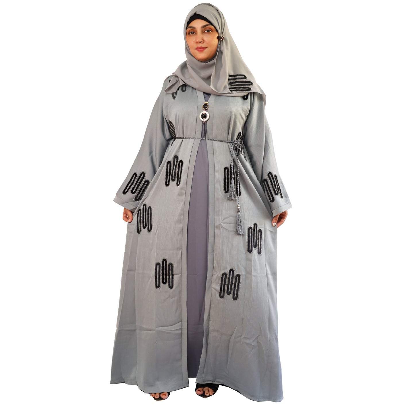 VELVET  PATCH ABAYA
