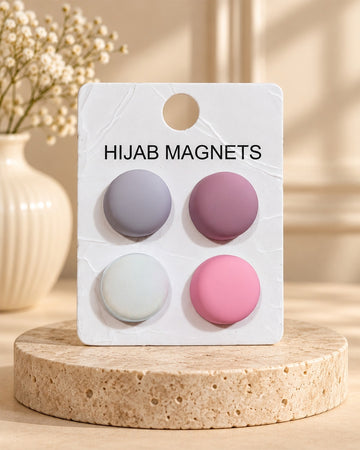Pastel Hijab Magnets – Set of 4